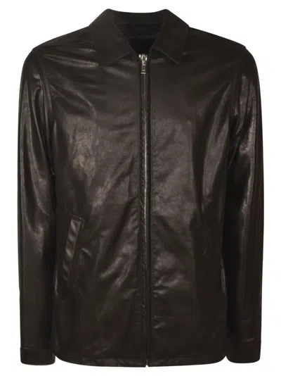 Rick Owens Classic Zipped Jacket In Black