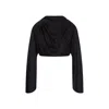 Rick Owens Draped Tech Fabric Top With Button Detail