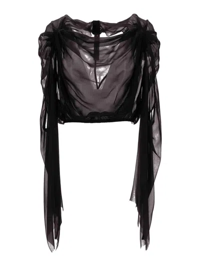 Rick Owens Claudette Top In Black