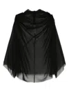 Rick Owens Hollywood Claudette Silk Chiffon Tunic