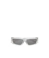 Rick Owens Clear-framed Sunglasses In Gray