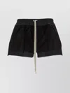 Rick Owens Cloud Layered Elastic Waistband Shorts In Black