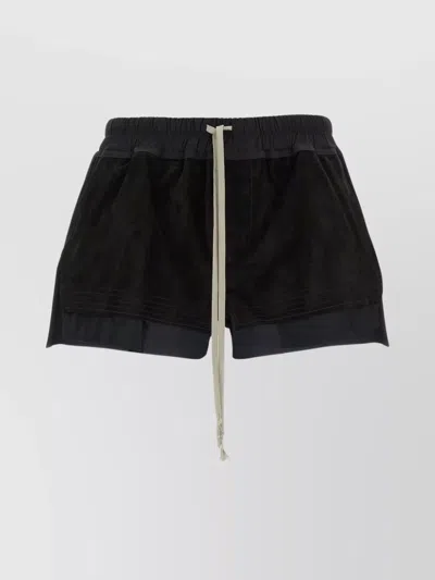 RICK OWENS CLOUD LAYERED ELASTIC WAISTBAND SHORTS