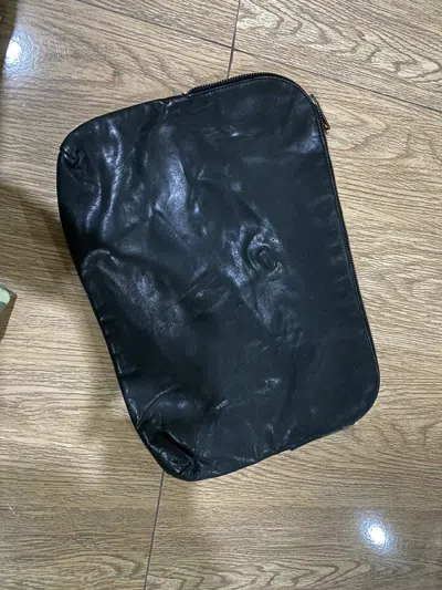 Pre-owned Rick Owens Clutch In Black
