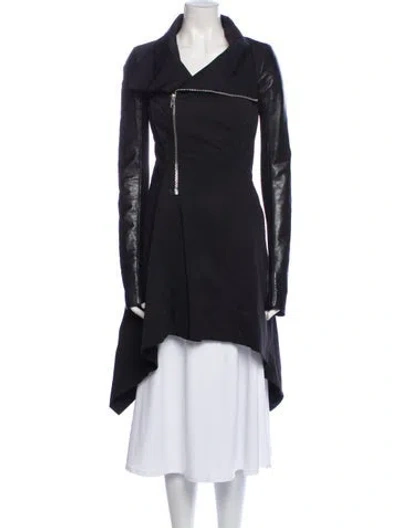 Pre-owned Rick Owens Coat In Black