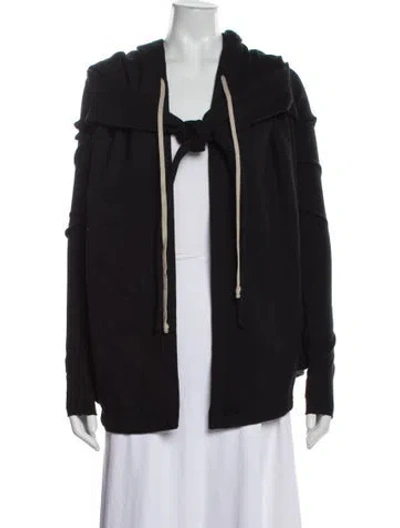 Pre-owned Rick Owens Coat In Black