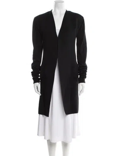 Pre-owned Rick Owens Coat In Black