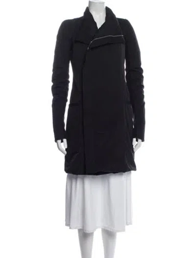 Pre-owned Rick Owens Coat In Black