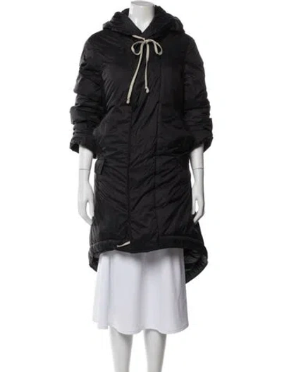 Pre-owned Rick Owens Coat In Black