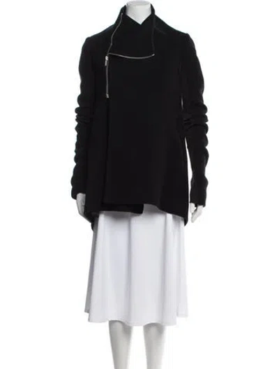 Pre-owned Rick Owens Coat In Black