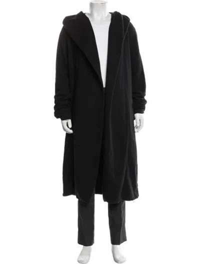 Pre-owned Rick Owens Coat In Black