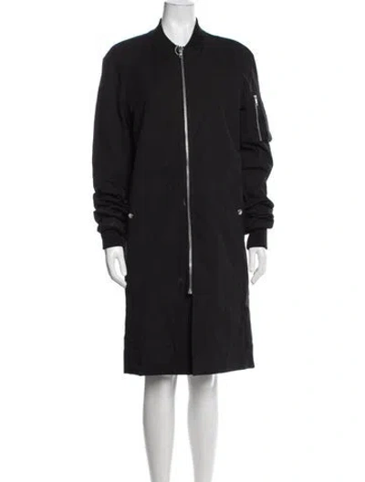 Pre-owned Rick Owens Coat In Black