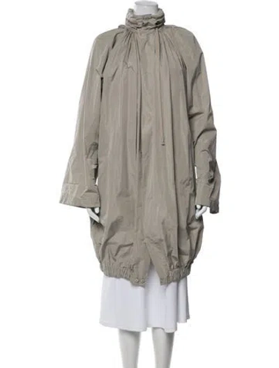 Pre-owned Rick Owens Coat In Gray