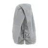 Rick Owens Short Masto Shearling Cape Women In Blue