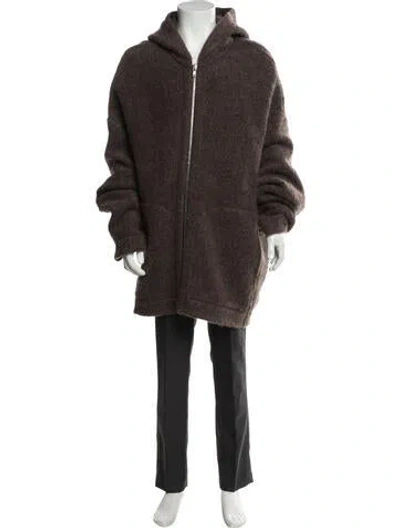 Pre-owned Rick Owens Coat In Neutral