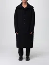 Rick Owens Wool Coat In Black
