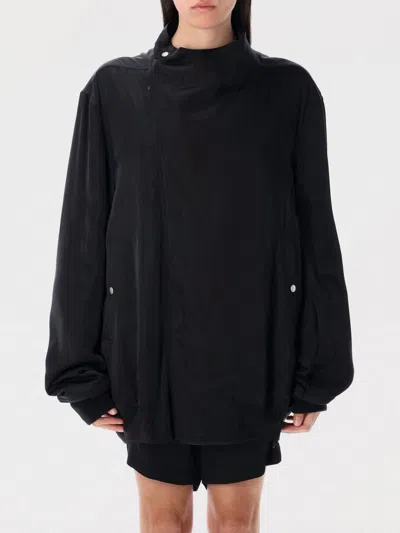 RICK OWENS JACKET RICK OWENS WOMAN COLOR BLACK,G90447002