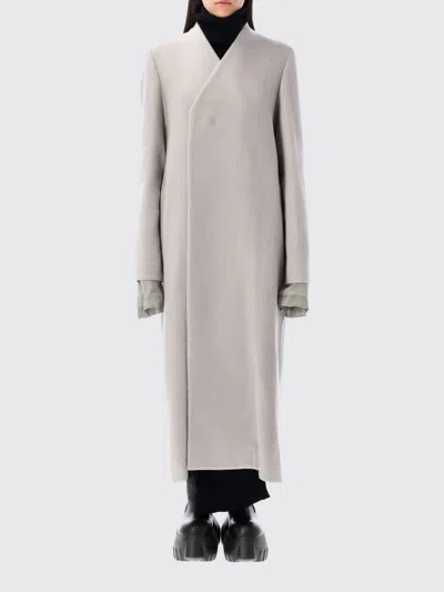 RICK OWENS COAT RICK OWENS WOMAN COLOR PEARL,H24952040