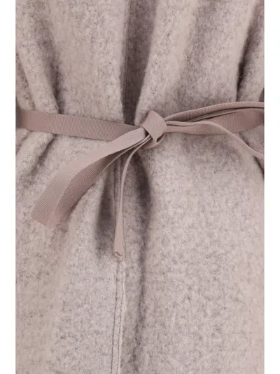 Rick Owens Coat In Rose