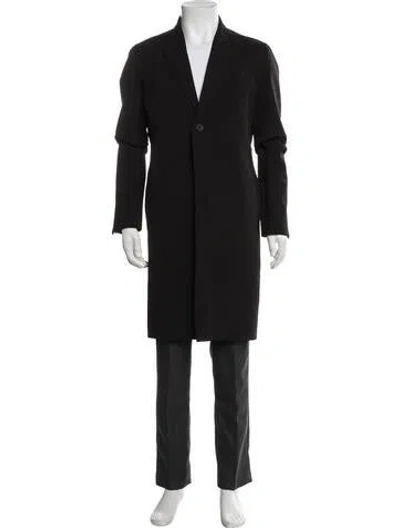 Pre-owned Rick Owens Coat W/ Tags In Black