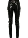 Rick Owens Elasticated-waist Leggings In Black