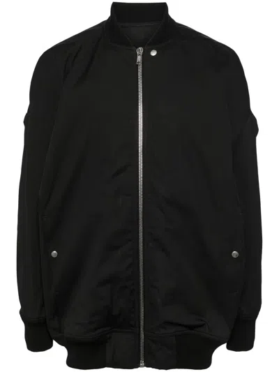 Rick Owens Black Porterville Jumbo Peter Flight Bomber Jacket