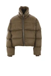 Rick Owens Turtle Down Jacket In Bean