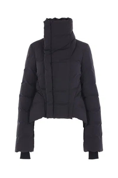 Rick Owens Coats In Black