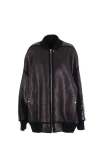Rick Owens Peter Sequin-embellished Bomber Jacket In Black