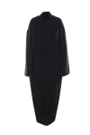 Rick Owens Island Coat In Cashmere In Black