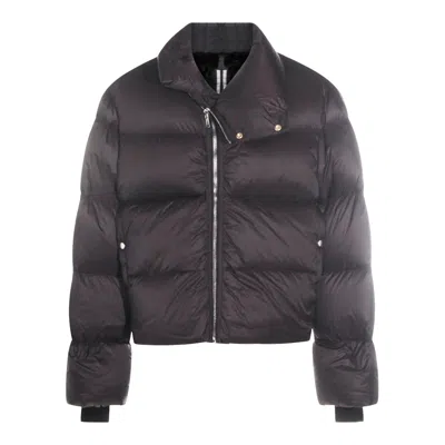 Rick Owens Coats Blacks And Greys In Brown