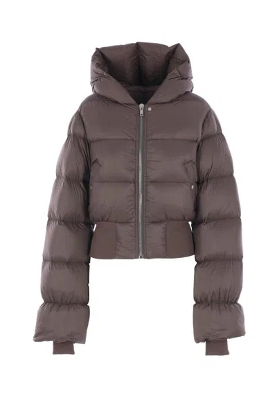 Rick Owens Coats In Brown