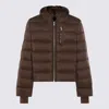 Rick Owens Gimp Padded Down Jacket In Re-nylon In Brown