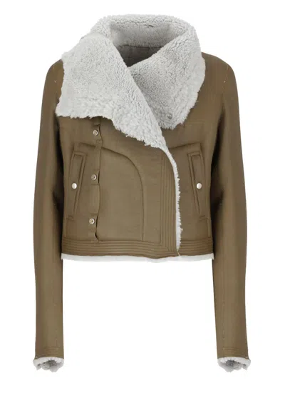 Rick Owens Coats Green