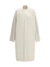 Rick Owens Asymmetric-overlap Jacket In Neutral