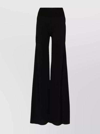 RICK OWENS COCOON CREPE SILK BLEND TROUSERS
