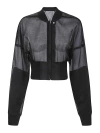 Rick Owens Cropped Jacket In Black