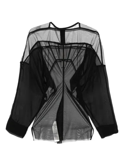 Rick Owens Collage T-shirt In Black