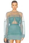 Rick Owens Collage Top In Mouthwash