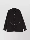 Rick Owens Collar Point Sleeves Long Drawstring Zip