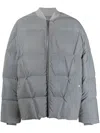 RICK OWENS COLLARLESS PADDED JACKET