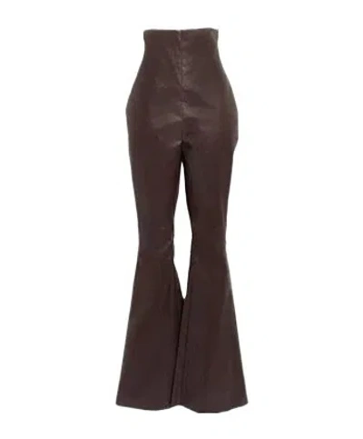 Rick Owens Colorful Trumpet Jeans In Brown