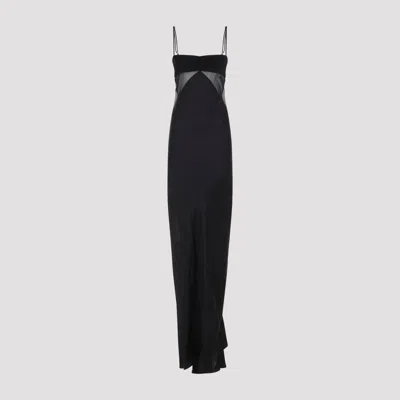 RICK OWENS RICK OWENS COMBO SLIP GOWN - WOMEN'S LONG DRESS