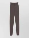 Rick Owens Comfortable Trousers Featuring Seam Detailing In Brown