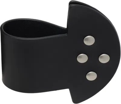 Rick Owens Concordians Anthem Snaps Bracelet In Black