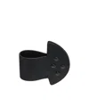 Rick Owens Concordians Anthem Snaps Cuff Bracelet In Black