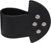 Rick Owens Concordians Anthem Snaps Cuff Bracelet In Black