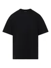 Rick Owens Short-sleeve Round-neck T-shirt In Black