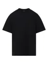 Rick Owens Short-sleeve Round-neck T-shirt In Black