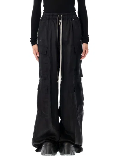 Rick Owens Concordians Cargobelas Pant In Black